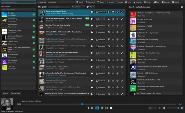 AntennaPod Desktop - Image 4