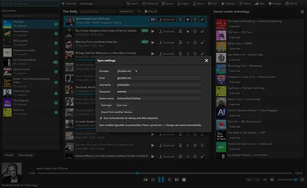 AntennaPod Desktop - Image 6